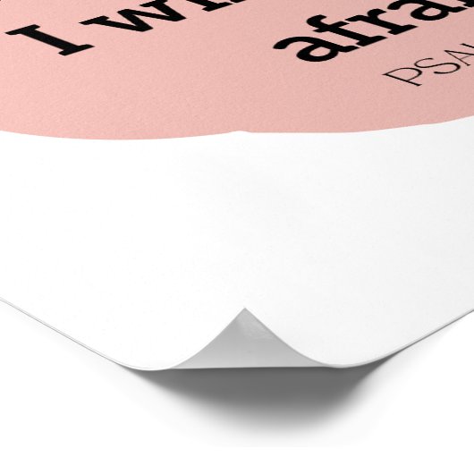 Poster with Bible Verse 12"x12" (Ecke)