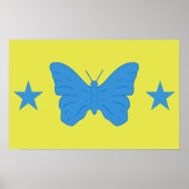 Poster with Flag of Bady Bassitt, Brazil (Vorne)