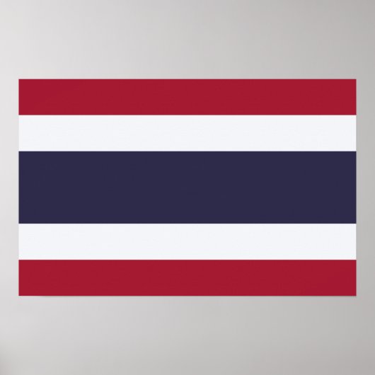 Poster with Flag of Thailanda (Vorne)