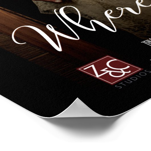 Poster - "Wo ist sie?" Größe: 16" x 20" - überarbe (Ecke)