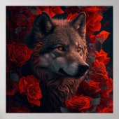 Poster Wolf (Vorne)