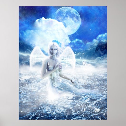 Poster "Wolf Moon" (Vorne)