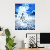 Poster "Wolf Moon" (Heimbüro)