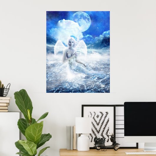 Poster "Wolf Moon" (Heimbüro)