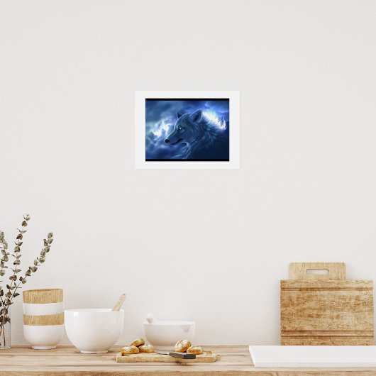 Poster-Wolf Poster (Küche)