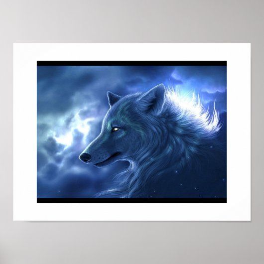 Poster-Wolf Poster (Vorne)