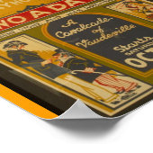 Poster-WPA-Kavalcade von Vaudeville Poster (Ecke)