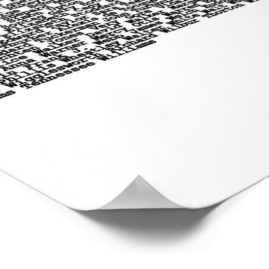 Poster "Writer" (Ecke)