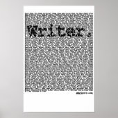 Poster "Writer" (Vorne)