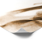 POSTER- X-RAY MUSIC SKELETON WHITE ORANGE POSTER (Ecke)