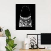 POSTER - X-RAY PURSE BLACK GRAY (Heimbüro)