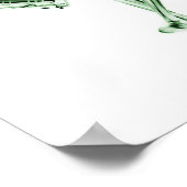 Poster- X-Ray Skeleton Couple Reisen grün Poster (Ecke)