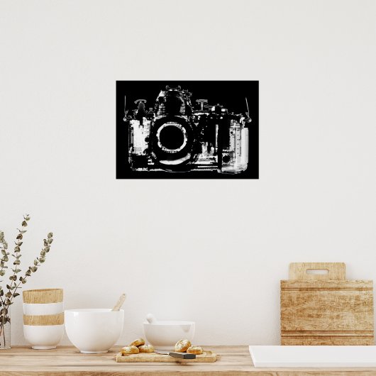 POSTER - X-RAY VISION KAMERA - B&W (Küche)