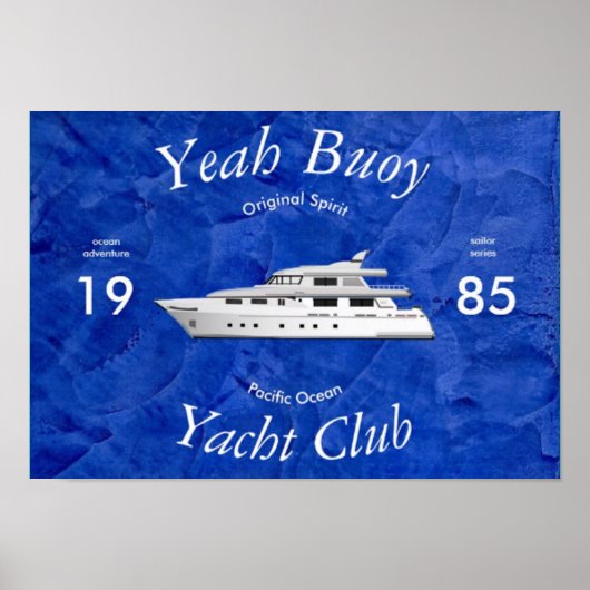 Poster Yacht Club Yeah Buoy 2.0 (Vorne)