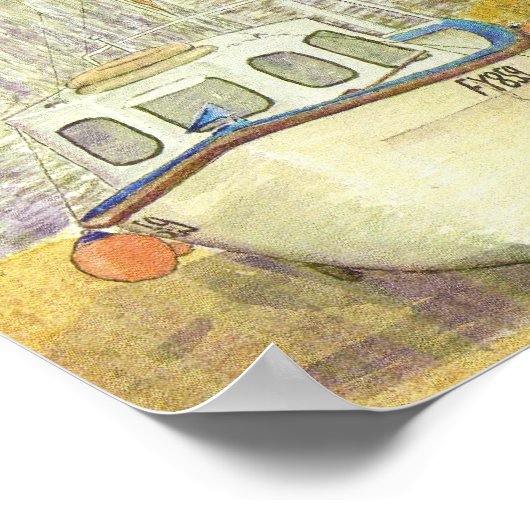 Poster "Yellow Wellies" (Ecke)