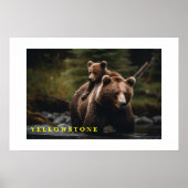 Poster-Yellowstone-Bär Poster (Vorne)
