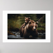 Poster-Yellowstone-Bär Poster (Vorne)