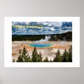 Poster Yellowstone Hot Pot (Vorne)