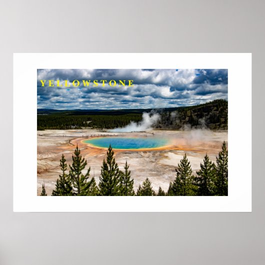 Poster Yellowstone Hot Pot (Vorne)