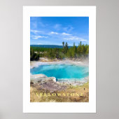 Poster Yellowstone Thermal Hot Pot (Vorne)