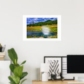 Poster Yellowstone Thermal Hot Pot (Heimbüro)