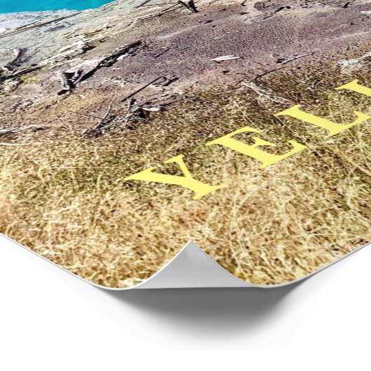 Poster Yellowstone Thermal Hot Pot (Ecke)