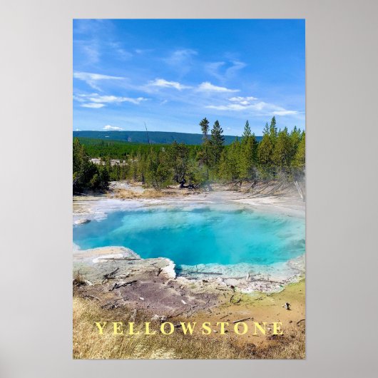 Poster Yellowstone Thermal Hot Pot (Vorne)