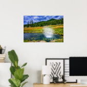 Poster Yellowstone Thermal Hot Pot (Heimbüro)