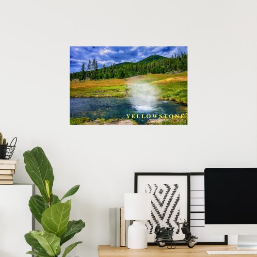 Poster Yellowstone Thermal Hot Pot (Heimbüro)