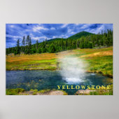 Poster Yellowstone Thermal Hot Pot (Vorne)