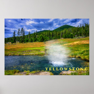 Poster Yellowstone Thermal Hot Pot