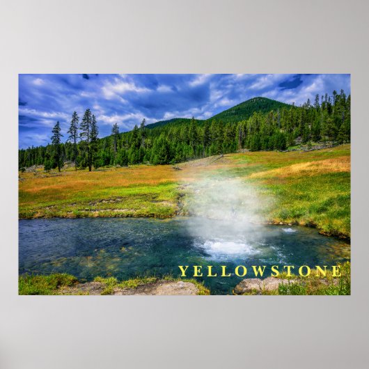 Poster Yellowstone Thermal Hot Pot (Vorne)