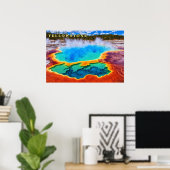 Poster Yellowstone Thermal Hot Pot (Heimbüro)
