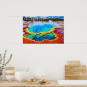 Poster Yellowstone Thermal Hot Pot (Küche)