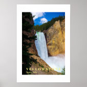 Poster Yellowstone Wasserfall (Vorne)