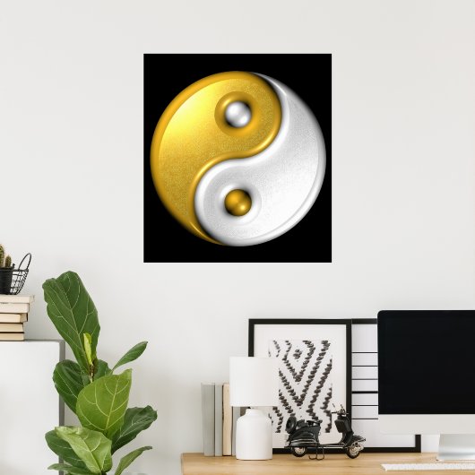 Poster YinYang (Heimbüro)