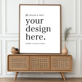 Poster Your Design Upload 18" x 24" Unterschreiben