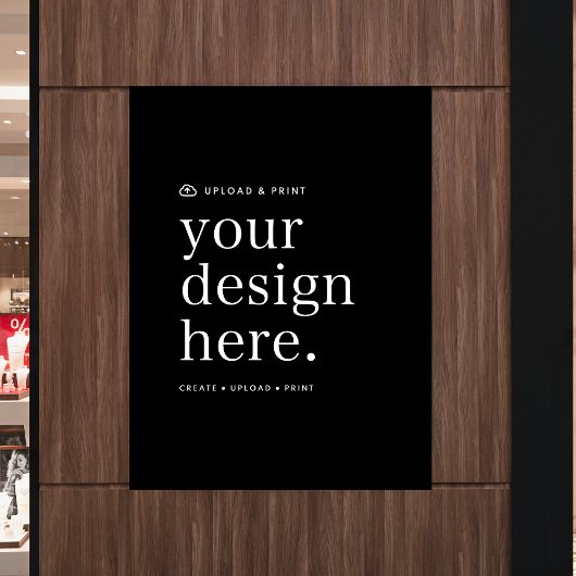 Poster Your Design Upload 18" x 24" Unterschreiben