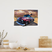 Poster zählt Kustürme (Küche)