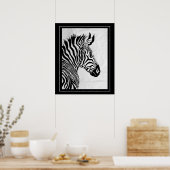 Poster-Zebra 20" x 24" Poster (Küche)
