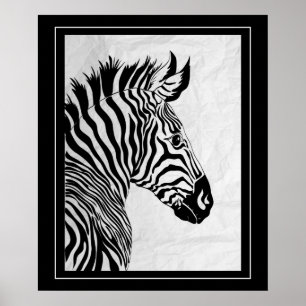 Poster-Zebra 20" x 24" Poster