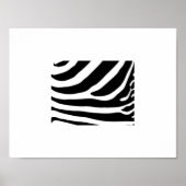 Poster - Zebra Streifen Abstrakt 2 (Vorne)