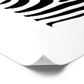 Poster - Zebrastreifen Abstract 2 (Ecke)