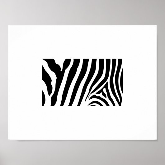 Poster - Zebrastreifen Abstrakt (Vorne)
