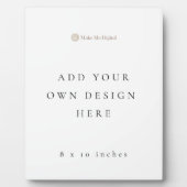 Poster-Zeichen 8x10 Zoll Fotoplatte (Vorderseite)