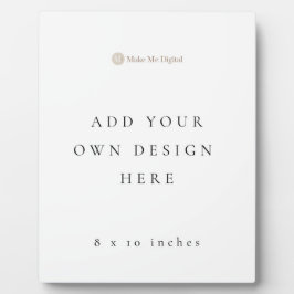 Poster-Zeichen 8x10 Zoll Fotoplatte