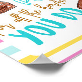 Poster-Zeichen für die Wertschätzung von Mitarbeit Poster (Ecke)