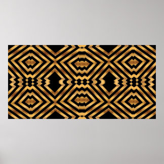 Poster Zizzago Black Gold Exotic