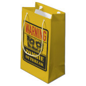 Poster Zombie-Ausbruch. Signaturboard mit Zombie Kleine Geschenktüte (Rückseite Schrägansicht)