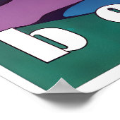 Poster Zoo Berlin mit Ente (Ecke)